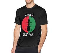 ZHUWWQU Mens Cool Dead Prez T-Shirts Black (X-Large)