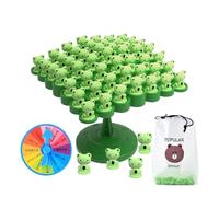 ZhuXIXILiang Frog Balanced Tree Toy Tetra Tower Balance Game Two Player Frog Balance Board Game, Stack Attack Game for Family Gathering Christmas Educational Desktop Toys
