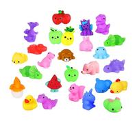 ZhuXlXxlLiand 24pcs Mochi Squishy Toys Set Mini Squishies Animals Small Mini Kawaii Squishies Party Bag Fillers For Stress Squeeze Toys Classroom Prize(Random Style)