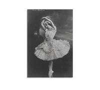 ZHUYING Anna Pavlova Ballet Decoration Poster Art Poster Canvas Painting Decor Wall Print Photo Home Modern Decorative Posters 12x18inch(30x45cm)