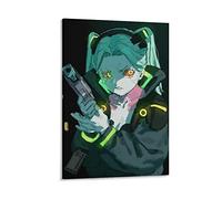 ZHUYING Cyberpunk Edgerunners Poster Popular Anime Posters Rebecca ACG Posters Art Print Wall Photo Paint Poster Hanging Picture Family Decor 16x24inch(40x60c