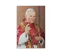 ZHUYING Great Pope John Paul II Photo Art Print Poster Print Photo Art Painting Canvas Poster Home Modern Decor Posters 16x24inch(40x60cm)