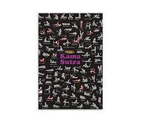 ZHUYING Kama Sutra Scratch Positions Poster Sexy Poster Home Decor Poster Wall Art Hanging Picture Print Decorative Painting Posters 16x24inch(40x60cm)