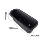ZHUYRT 1 Pair Front Car Door Inner Handle Left/Right Door Pull Handle Cup/Fit for Dodge Ram 1500/2500/3500 1994-2001