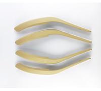 ZHUYRT 1Pair 51412991775 51412991776 Interior Door Inner Panel Handle Pull Trim Cover/Fit for BMW X1 E84 23d/25i/16d/16i/18d/20i 2008-2016(1set Beige)