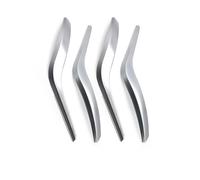 ZHUYRT 2PCS/4PCS Interior Left Right Door Handle Outer Cover Puller Trim Replacement/Fit for BMW X1 E84 2010 2011 2012 2013 2014 2015 2016(Silver 4pcs)
