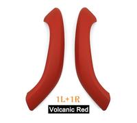 ZHUYRT 2PCS/4PCS Kit Interior Front Rear Door Handle Outer Cover Trim Set/Fit for BMW X1 X2 F48 F49 F39 2016 2017 2018 2019 2020 2021 2022(Volcanic Red 2PCS)