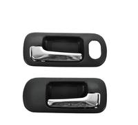 ZHUYRT 2PCS Front Rear Car Interior Inside Door Handle Black Chrome/Fit for 2001 2002 2003 2004 2005 Honda Civic Sedan(Front Left and Right)