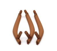 ZHUYRT 3PCS LHD RHD Car Interior Left Right Passenger Door Pull Handle Cover Panel Trim Replacement/Fit for BMW X5 X6 F15 F16 2014-2018(LHD 3PCS Champagne)