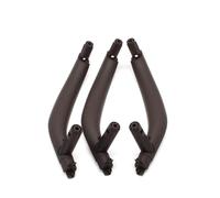 ZHUYRT 3PCS LHD RHD Car Interior Left Right Passenger Door Pull Handle Cover Panel Trim Replacement/Fit for BMW X5 X6 F15 F16 2014-2018(RHD 3PCS Moka)