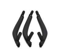 ZHUYRT 3PCS LHD RHD Car Interior Left Right Passenger Door Pull Handle Cover Panel Trim Replacement/Fit for BMW X5 X6 F15 F16 2014-2018(RHD 3PCS Black)