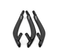 ZHUYRT 3PCS LHD RHD Car Interior Left Right Passenger Door Pull Handle Cover Panel Trim Replacement/Fit for BMW X5 X6 F15 F16 2014-2018(LHD 3PCS Carbon)