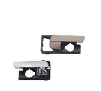 ZHUYRT 4PCS A CAR Set Inside Interior Door Handle/Fit for KIA Rio Sedan/ Rio5 2006 2007 2008 2009 2010 2011(Beige Color)