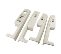 ZHUYRT 4PCS Beige Gray Black Front Rear Inner Door Handle Armrest Frame Switch Control Panel Trim 3TD867157 / Fit for Skoda Superb 2008-2013(Beige Set)