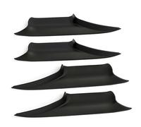 ZHUYRT 4pcs Car Door Inner Front Handle Brace Black Cover Interior Door Pull Handle Armrest Panel Cover/Fit for BMW 7 F02 F01