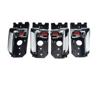 ZHUYRT 4PCS Inside Door Handles Front Rear Left Right/Fit for Kia Spectra Spectra5 2004 2005 2006 2007 2008 2009 826102F000,826202F000(Chrome 4PCS)