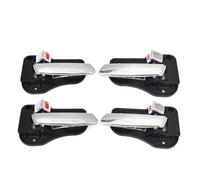 ZHUYRT 82610-1D000 Car Interior Inner Door Handle Inside Chrome Silver Handle/Fit for KIA Carens Rondo 2007 2008 2009 2010 2011 2012 2013(1 Set)