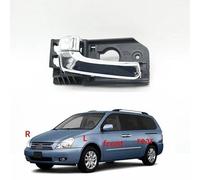 ZHUYRT Car Front Left/Right Chrome Interior Door Handles/Fit for Kia Sedona Carnival 2006-2012 / Fit for Hyundai Entourage 2007 2008(1 Pair L and R)