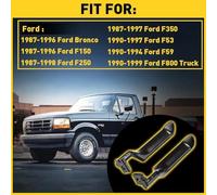 ZHUYRT Car Interior Door Handle Front Rear Left Right Door Panel Pull Handle/Fit for Ford Bronco F150 F250 F350 F53 F59 F800 Truck1987-1998