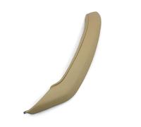 ZHUYRT Car Interior Left Right Passenger Door Pull Handle Leather Outer Cover Trim/Fit for BMW X3 X4 F25 F26 2011 2012 2013 2014 2015 2016(Left Beige)