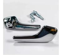 ZHUYRT Door Handle Driver Side Left Right Chrome/Fit for Vauxhall Opel Corsa D 2006-2014 Mk3 / Hatchback(1 Pair)