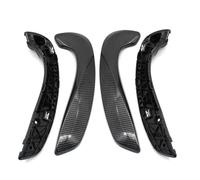 ZHUYRT Interior Car Front Left Right Inner Door Pull Handle Repair Kit/Fit for Renault Megane 3 MK3 Fluence 2008-2016 809540001R 809600007R(Carbon Fiber 4PCS)