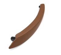 ZHUYRT Interior Car Left Right Passenger Door Handle Leather Cover Trim Replacement/Fit for BMW X5 X6 E70 E71 E72 2007-2013(Left Sattel Brown)