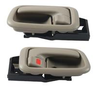 ZHUYRT Interior Door Handle & Bezel Front Driver Passenger/Fit for Toyota Tundra Set 2