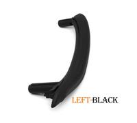 ZHUYRT Left Right Inteior Passenger Door Handle with Handle Outer Leather Cover Assembly/Fit for BMW X5 X6 F15 F16 2014 2015 2016 2017 2018(Left Black)