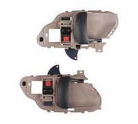 ZHUYRT Left & Right Pair Set Car Door Handles Inside Interior Gray 77187 77186 15708043 15708044 / Fit for Chevy K2500 GMC K3500 Tahoe Yukon(A Pair)