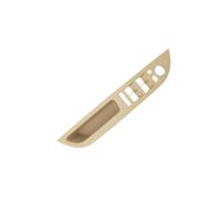 ZHUYRT LHD Car Interior Inner Door Handle Panel Trim Cover/Fit for BMW E60 E61 5 Series 520 525 528 2008-2010 51416983705 Black Beige(Beige Model A)
