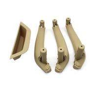 ZHUYRT LHD RHD Car/Fit for BMW X3 X4 F25 F26 4PCS Passenger Door Inside Handle Cover Door Armrest Panel Inner Pull Handle Trim 2010-2016(LHD-Beige)