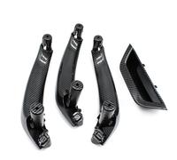 ZHUYRT LHD RHD Car/Fit for BMW X3 X4 F25 F26 4PCS Passenger Door Inside Handle Cover Door Armrest Panel Inner Pull Handle Trim 2010-2016(RHD-Carbon Fiber)