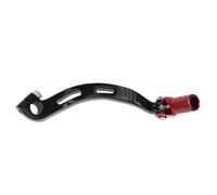 ZHUYRT Motorcycle CNC Folding Aluminum Gear Shift Lever/Fit for Honda CRF450R CRF 450R BETA 250 300 350 390 400 430 450 480 498 500 520 RR Motorcycle Gear Shift Lever(Type 7170 Red Black)