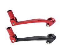 ZHUYRT Motorcycle CNC Folding Aluminum Gear Shift Lever/Fit for Honda CRF450R CRF 450R BETA 250 300 350 390 400 430 450 480 498 500 520 RR Motorcycle Gear Shift Lever(Type 7158 Red Black)