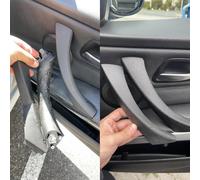 ZHUYRT Upgraded Interior Door Pull Handle Cover Trim Replacement/Fit for BMW 3 Series E90 E91 E92 E93 316 318 320 325 328i 2005-2012(LHD Set Beige)
