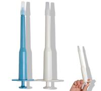 zhuyva 2 Pcs Cat Pill Popper, Cat Tablet Dispenser, Pill Popper Assist for Dogs Cats Birds Dispenser (1 blue and 1 white)