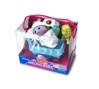 ZhuZhu Pets Babies - Green Bean and blue stroller