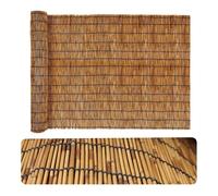ZHWFDC Natural Reed Fencing Roller,Bamboo Backyard Reed Fence 2 Ft 3 Ft 4 Ft 5 Ft 6 Ft High Reed Screen Fencing Rolls For Outdoor, Gallery, Restaurant, Hotel, Patio (Brown)(Size:5 x 10 FT (1.5 x 3M))