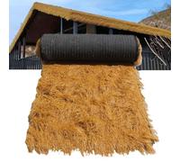 ZHWFDC Synthetic Thatch Grass Roof,Mexican Artificial Straw Roll For Tiki Bar Hut Party Garden Fence,Commercial Art DIY Crafts, Palapa Thatch Roofing(Size:0.5 * 1m)