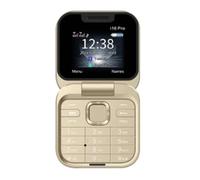 Zhwkelvs Mini Flip Mobile Phone FM Radio Voice Blacklist Speed Dial Vibration 2SIM Card Small Display Foldable Phone (Gold)