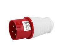 ZHWTISNPE 1pc 16/32/63A Industrial Waterproof Plug - IP44 Three-Phase Four-Wire 3/4/5 Core Connector(0244 core 32A hollow)