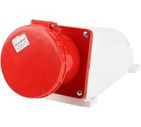 ZHWTISNPE 1pc Industrial Waterproof Plug 16/32A Seat 380V 3/4/5 Core Three-Phase Four-Wire Exposed Socket(144 4 hole 125A solid)