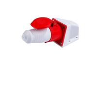 ZHWTISNPE 1pc Industrial Waterproof Plug and Socket Connector - 16A/32A Grade Three-Core Four-Core Five-Hole Docking Set(5 Core 16a Surface Set)