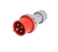 ZHWTISNPE 1pc Industrial Waterproof Plug and Socket Connector - Three-Phase 3-Core 4P5 Hole 16A/32A IP44 Non-Explosion-Proof(4p16a Ip44 Plug Gp 252)