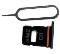 zhxchzhi OEM Dual SIM Card Tray Holder Slot+pin Compatible with Xiaomi Poco F7 Pro 5G Parts Black