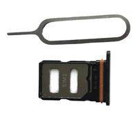 zhxchzhi OEM Dual SIM Card Tray Holder Slot+pin Compatible with Xiaomi Poco X7 Pro 5G Parts Black