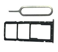 zhxchzhi OEM Dual SIM Card Tray SD Card Tray Holder solt+pin Compatible with Nokia C22 Parts Black