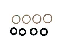 zhxchzhi OEM Rear Back Camera Glass Lens Replacement for TCL 10 Plus T782 T782P Parts 4pcs/Set