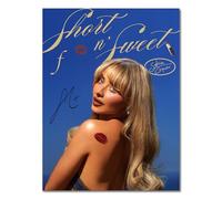 ZHXDMXHY Sabrina Carpenter Poster - Signed Gifts, Merch for Room Aesthetic - Canvas Wall Art Bedroom Decor 12x18inch